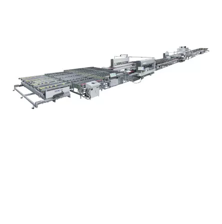 شیشه خط مستقیم دو برابر خط Edger خط HSDN) نوع خط مستقیم SCT (