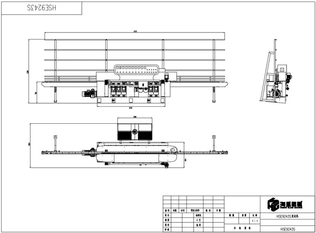 ماشین طراحی خط شیشه ای HSE-9243S